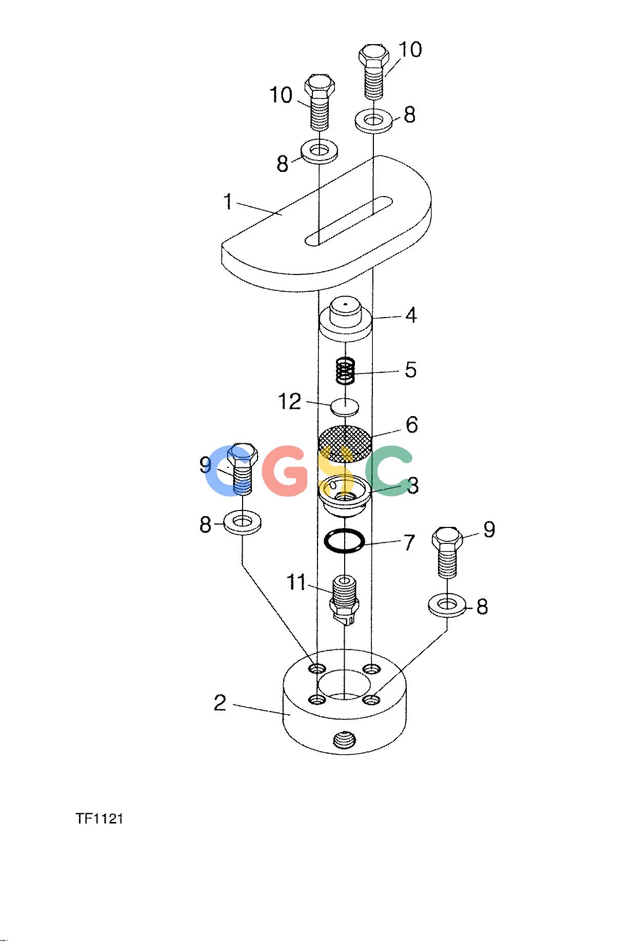 约翰迪尔零件查询755B ATT - ATTACHMENTS ENGINE NOZZLE ASSY F042138 11 80 TF1121 [TF1121]EPC John Deere online