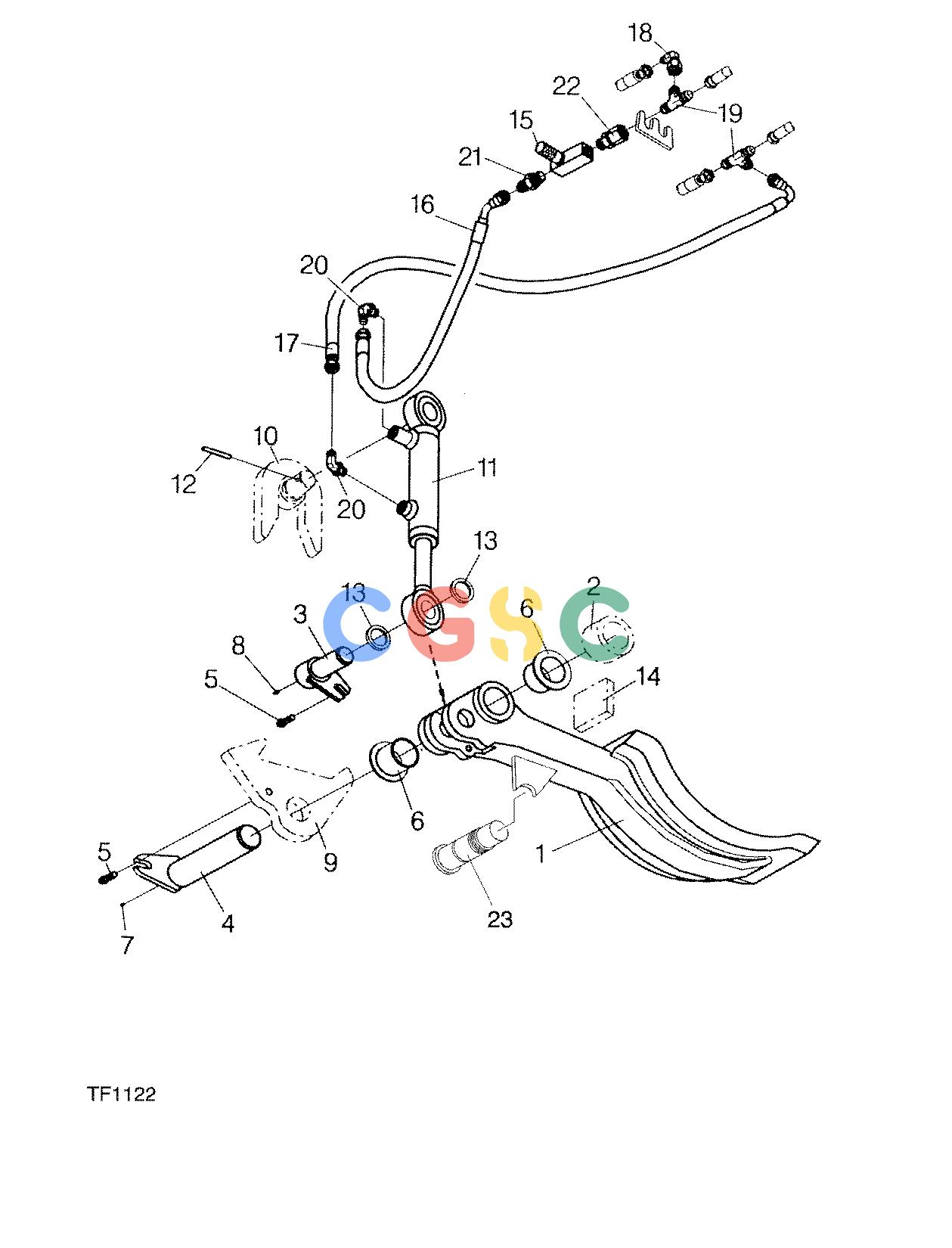 约翰迪尔零件查询755B ATT - ATTACHMENTS ENGINE DELIMBING TOOL F042138 11 86 TF1122 [TF1122]EPC John Deere online