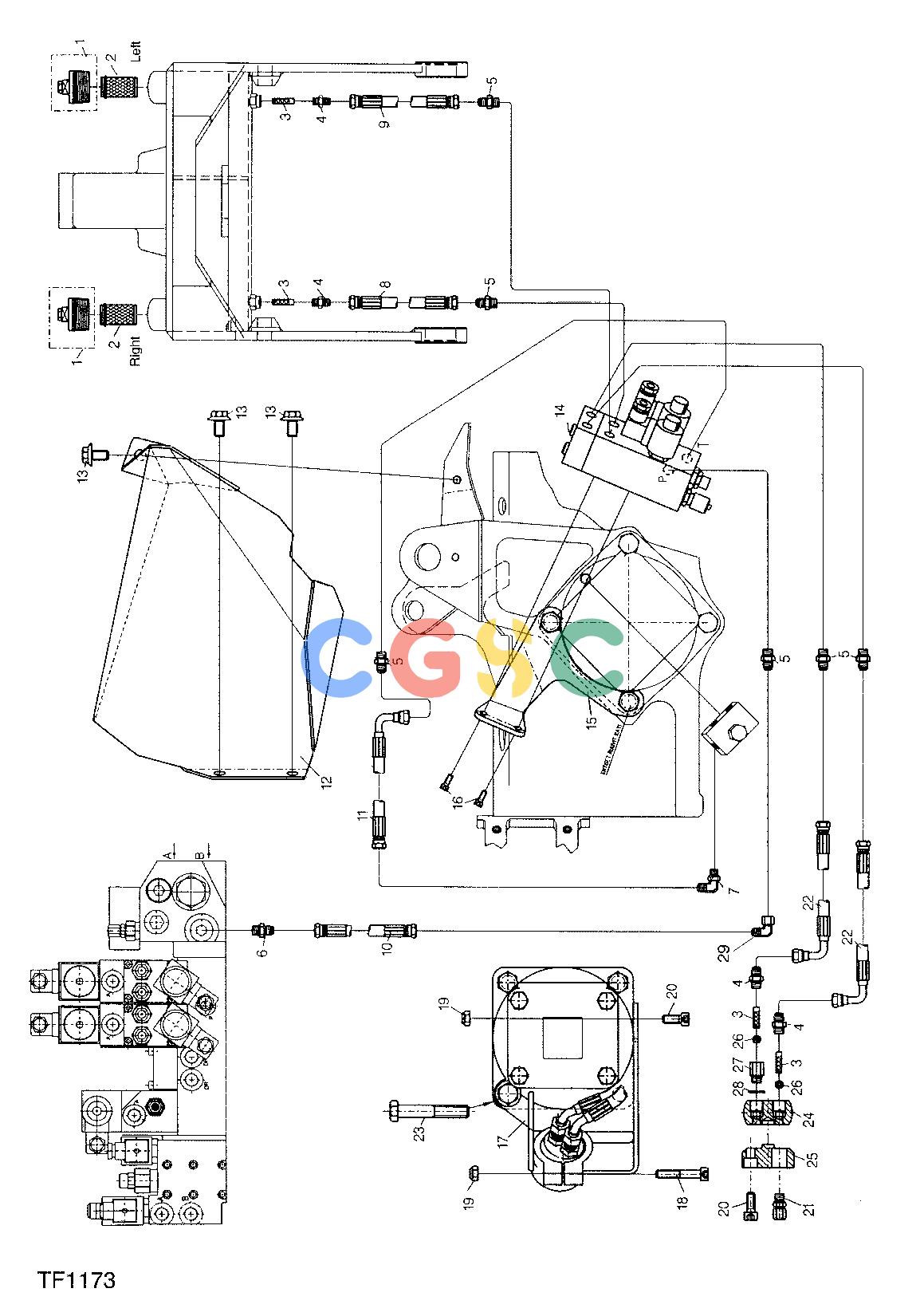 约翰迪尔零件查询745 ATT - ATTACHMENTS ENGINE PAINT MARKING DEVICE F045006 11 76.1 TF1173 [TF1173]EPC John Deere online