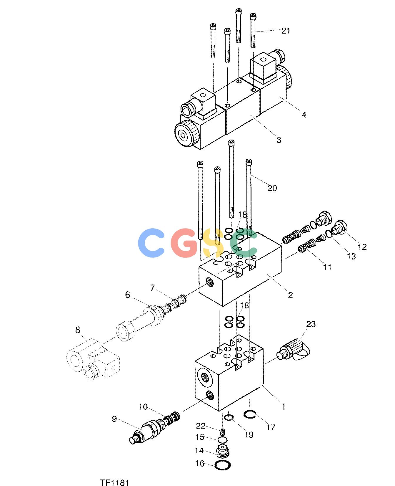 约翰迪尔零件查询745 ATT - ATTACHMENTS ENGINE TILT BLOCK F045006 11 30.1 TF1181 [TF1181]EPC John Deere online