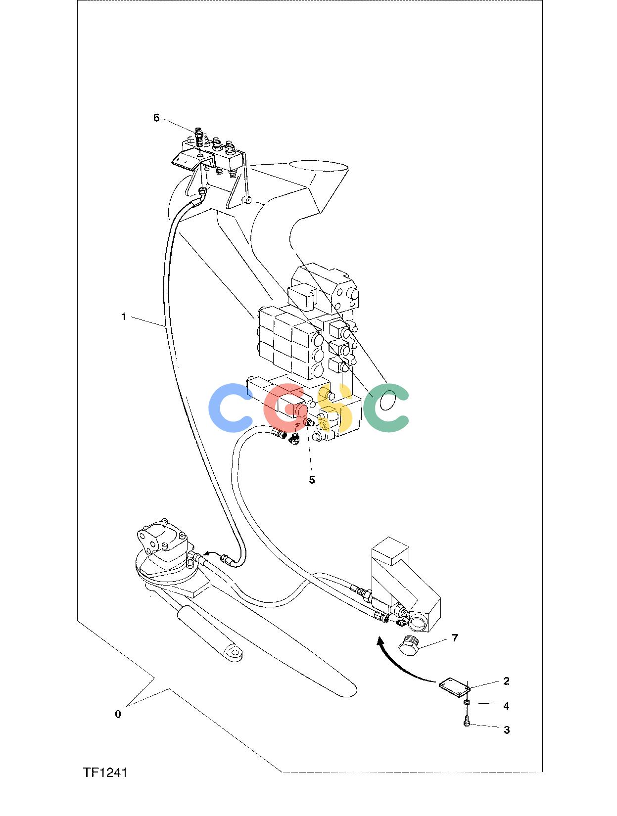 约翰迪尔零件查询762C ATT - ATTACHMENTS ENGINE LUBRICATING DEVICE F048250 11 66 TF1241 [TF1241]EPC John Deere online