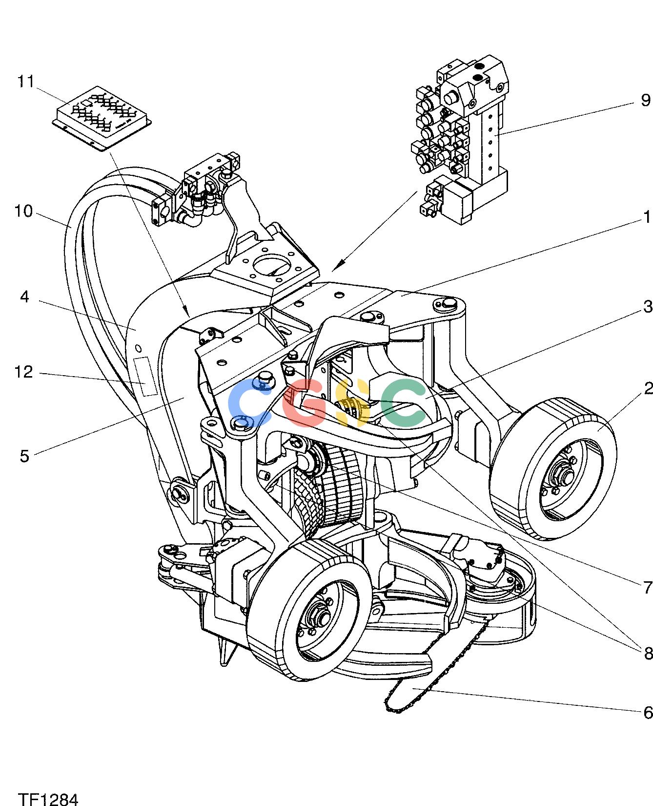 约翰迪尔零件查询758 ATT - ATTACHMENTS ENGINE MAIN PARTS F056078 11 2 TF1284 [TF1284]EPC John Deere online