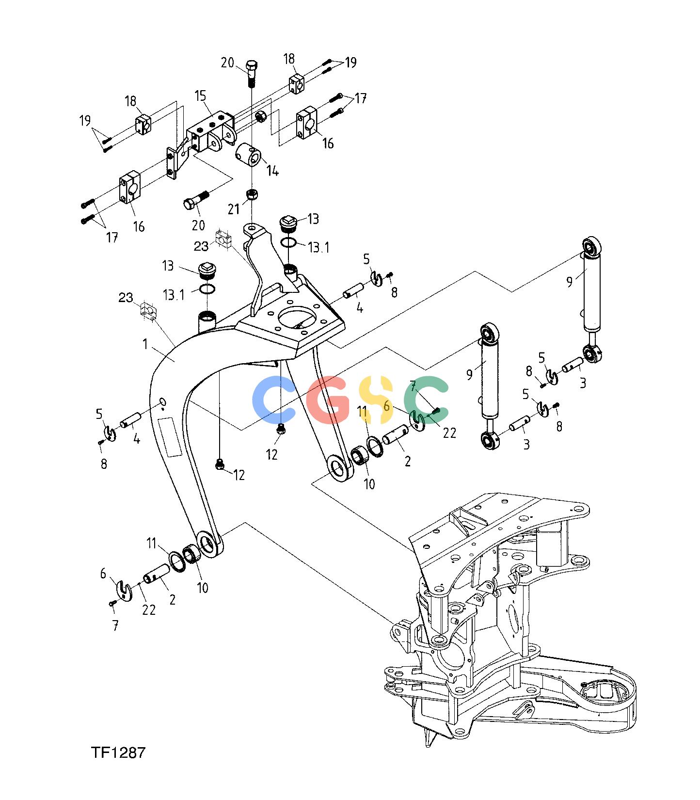 约翰迪尔零件查询758 ATT - ATTACHMENTS ENGINE FELLING DEVICE F056078 11 10 TF1287 [TF1287]EPC John Deere online
