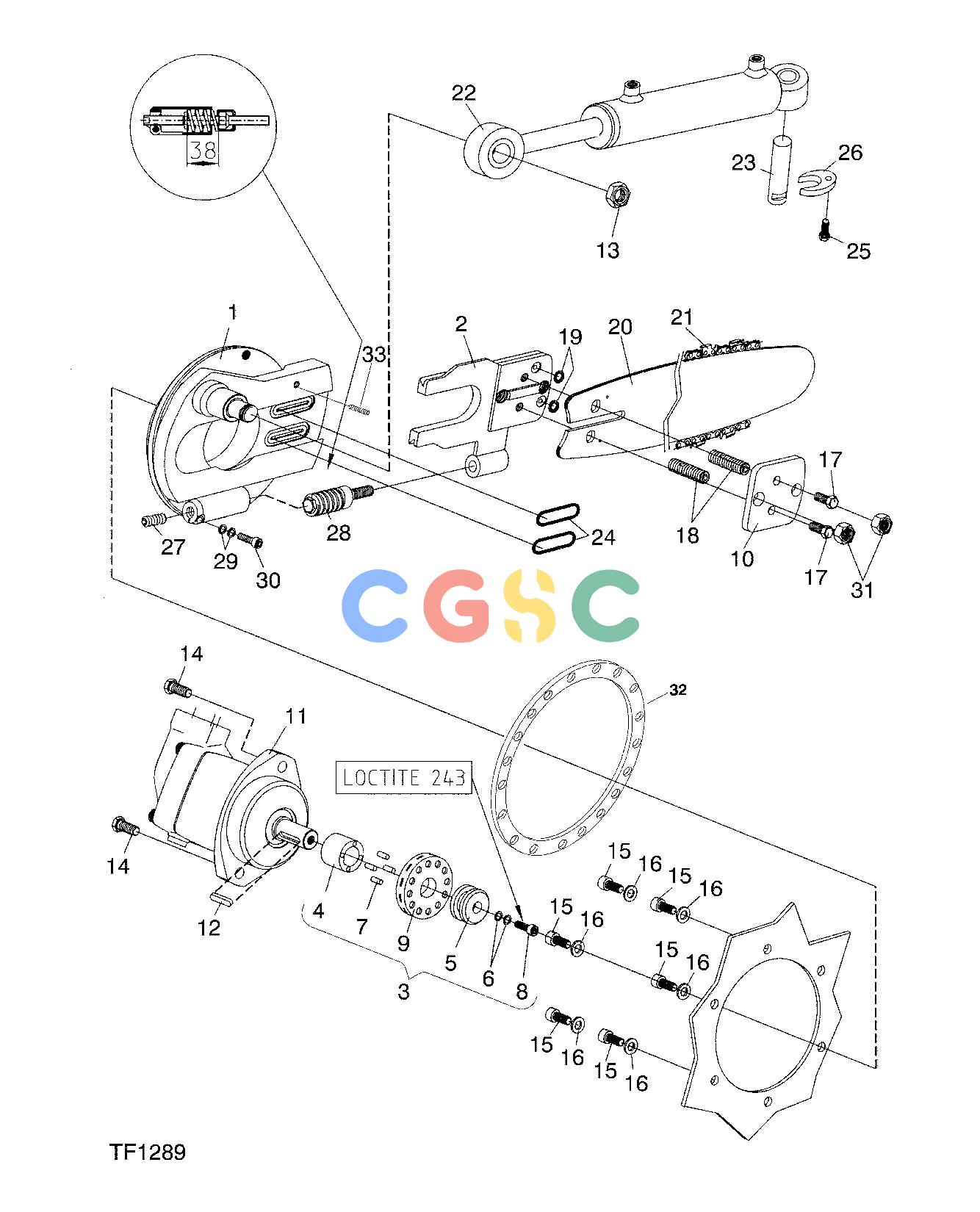 约翰迪尔零件查询758 ATT - ATTACHMENTS ENGINE SAW F056078 11 14 TF1289 [TF1289]EPC John Deere online