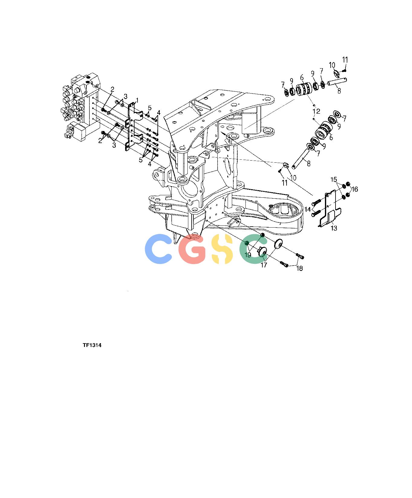 约翰迪尔零件查询758 ATT - ATTACHMENTS ENGINE FRAME EQUIPMENTS F056078 11 4 TF1314 [TF1314]EPC John Deere online