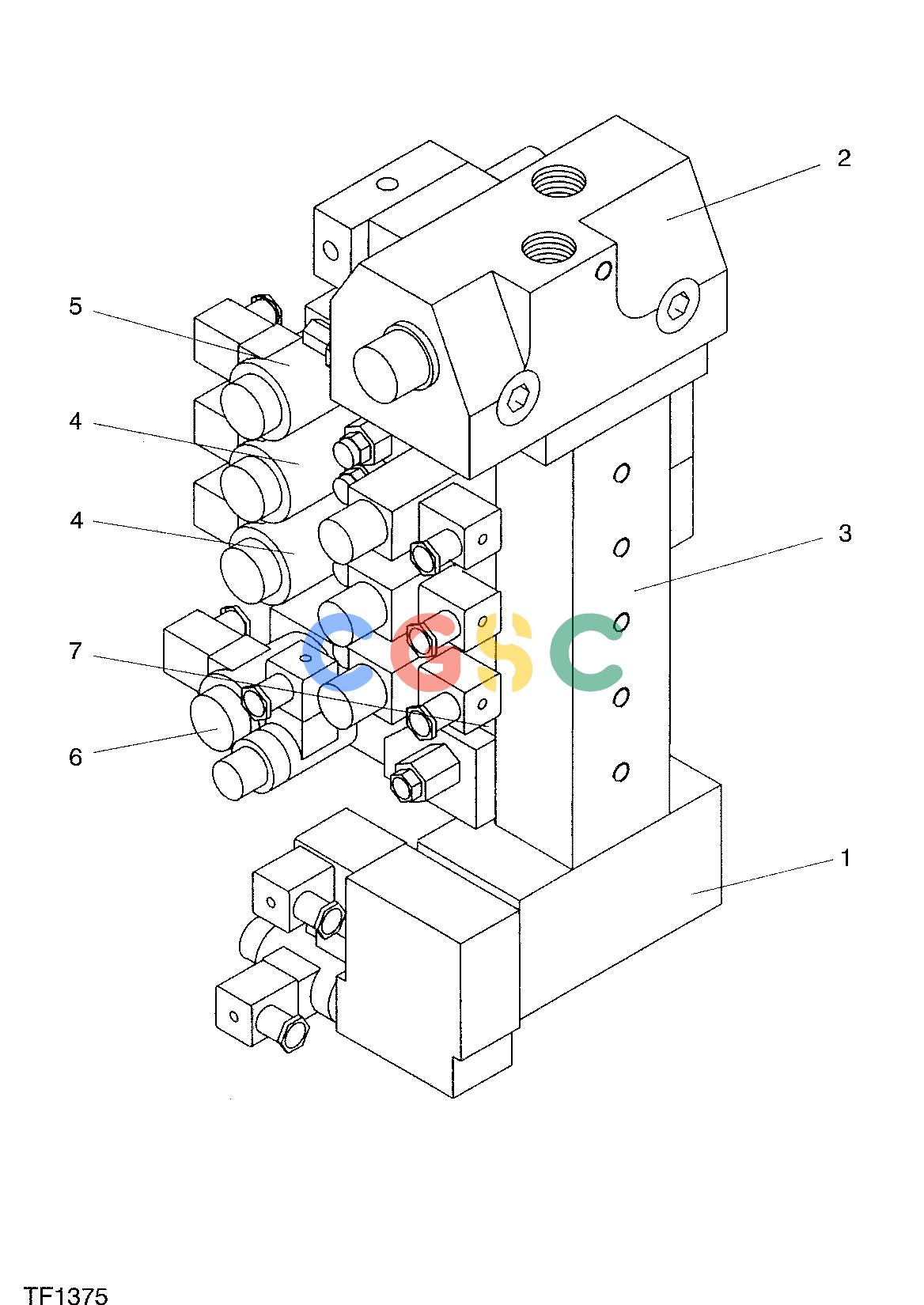 约翰迪尔零件查询758 ATT - ATTACHMENTS ENGINE VALVE BLOCK F056078 11 52 TF1375 [TF1375]EPC John Deere online