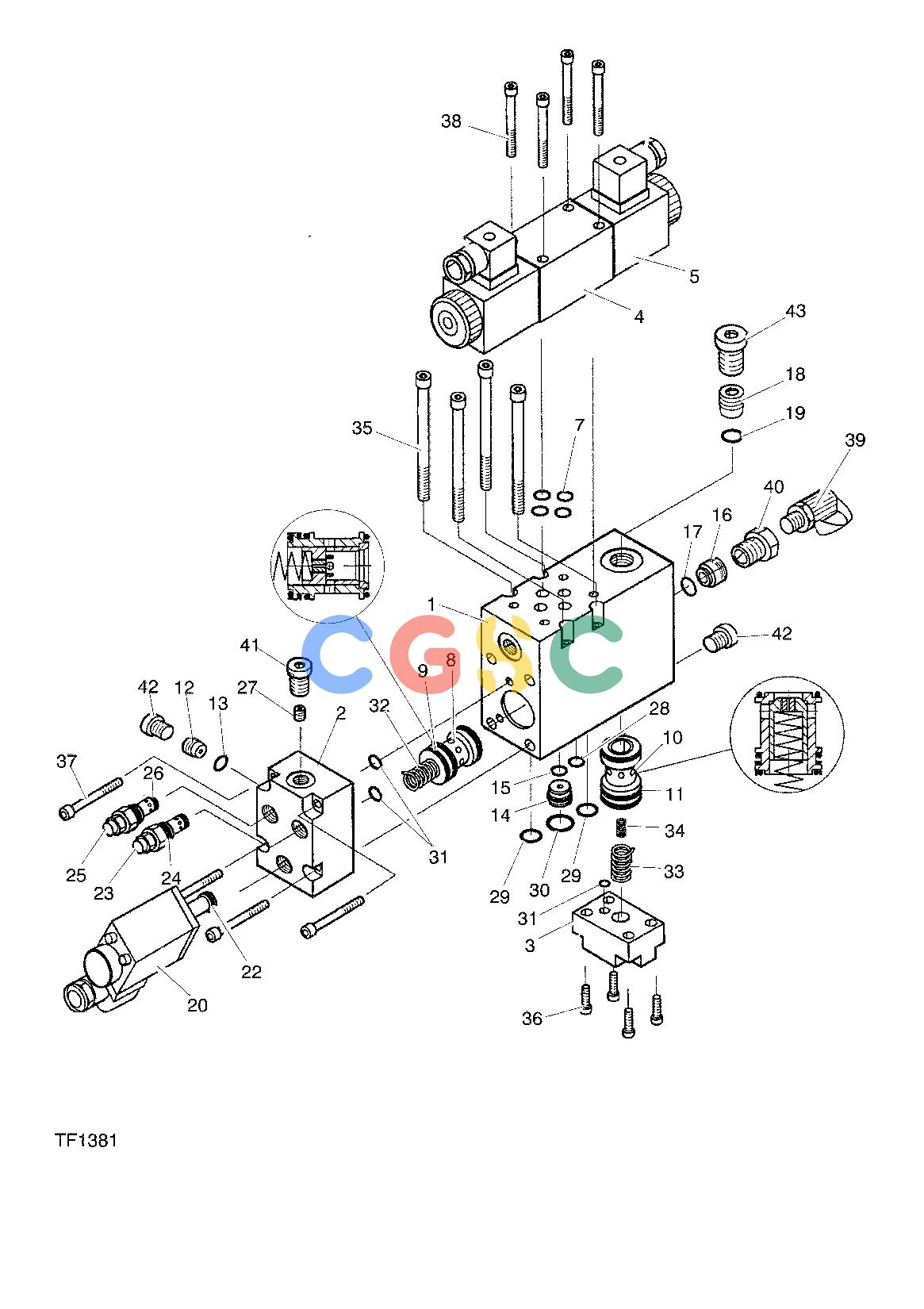 约翰迪尔零件查询758 ATT - ATTACHMENTS ENGINE BLOCK, DELIMBING KNIVES F056078 11 60 TF1381 [TF1381]EPC John Deere online