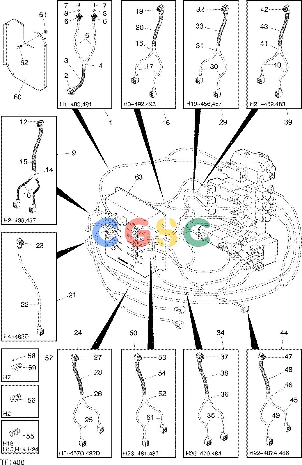 约翰迪尔零件查询746C ATT - ATTACHMENTS ENGINE ELECTRICAL SYSTEM, TIMBERJACK 3000 F048249 11 48.1 TF1406 [TF1406]EPC John Deere online