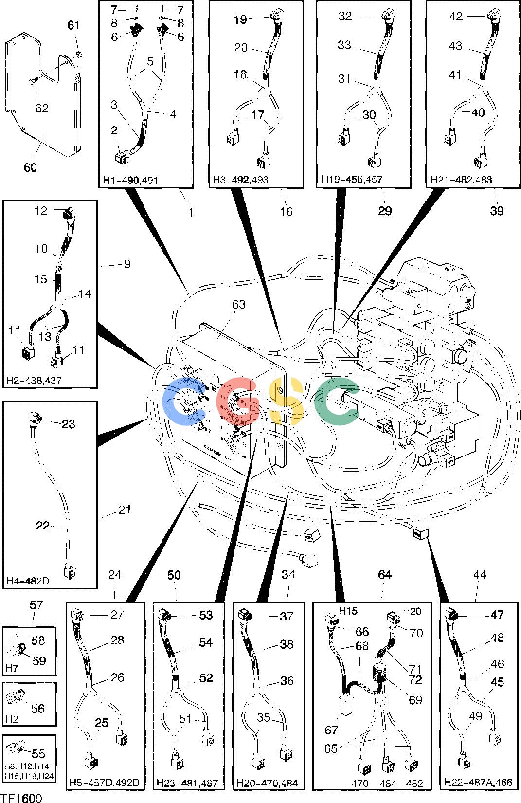 约翰迪尔零件查询762C ATT - ATTACHMENTS ENGINE ELECTRICAL SYSTEM, TIMBERJACK 3000 F048250 11 48.1 TF1600 [TF1600]EPC John Deere online