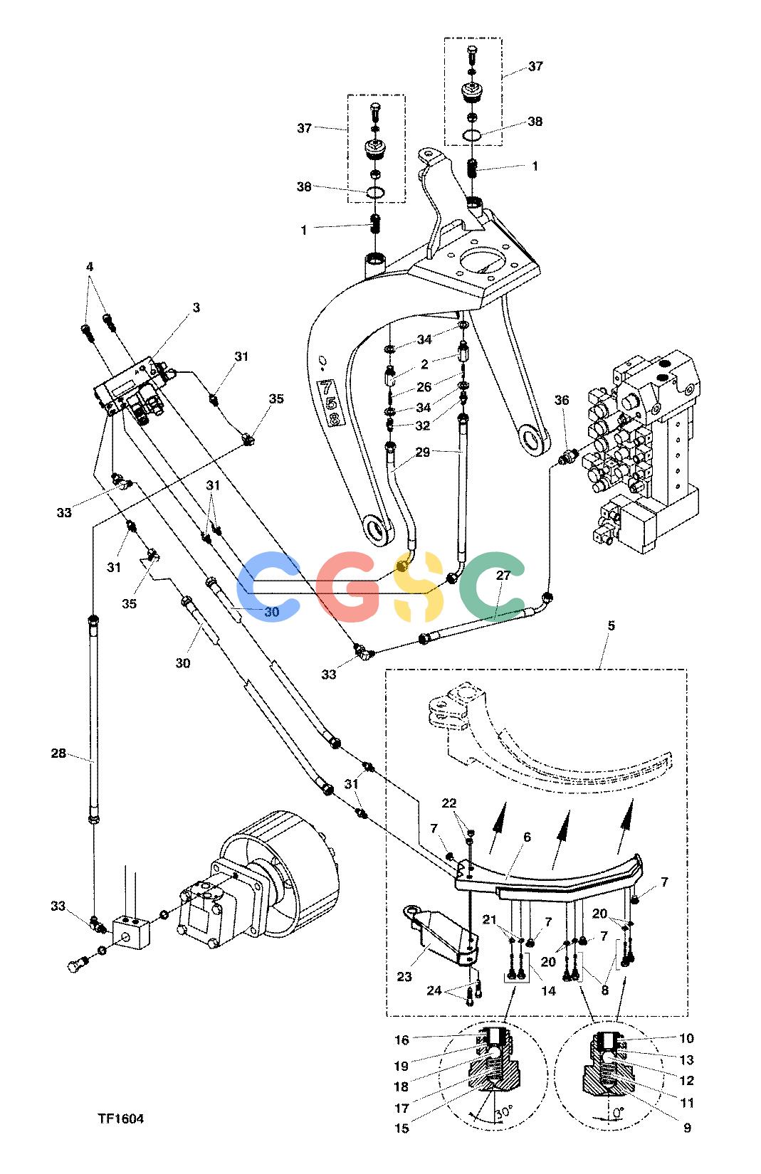 约翰迪尔零件查询758 ATT - ATTACHMENTS ENGINE PAINT MARKING DEVICE, KNIVES F056078 11 68 TF1604 [TF1604]EPC John Deere online