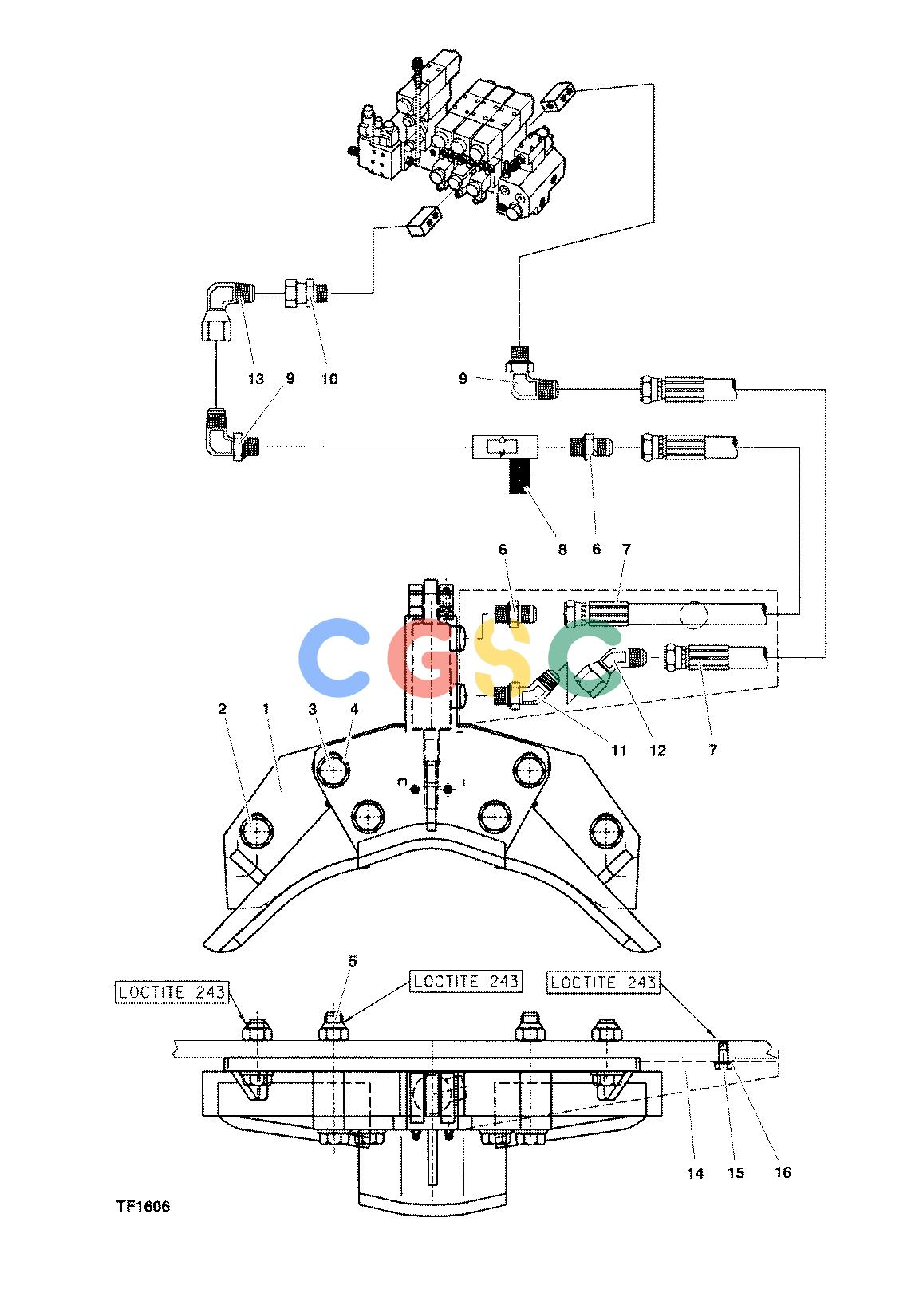 约翰迪尔零件查询758 ATT - ATTACHMENTS ENGINE FRONT KNIVES, MOVING F056078 11 72 TF1606 [TF1606]EPC John Deere online