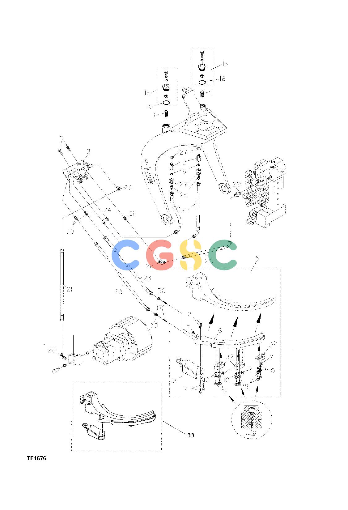 约翰迪尔零件查询758 HD - ATTACHMENTS ENGINE PAINT MARKING DEVICE, KNIVES F059285 11 76 TF1676-1 [TF1676-1]EPC John Deere online