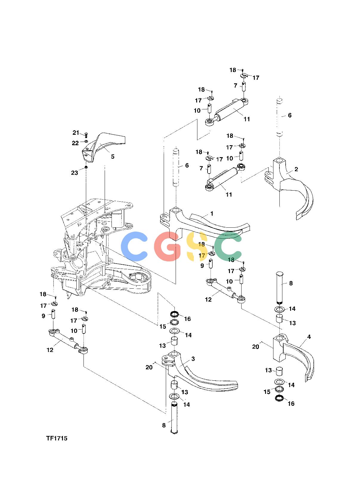 约翰迪尔零件查询758 HD - ATTACHMENTS ENGINE KNIVES F059285 11 10 TF1715 [TF1715]EPC John Deere online