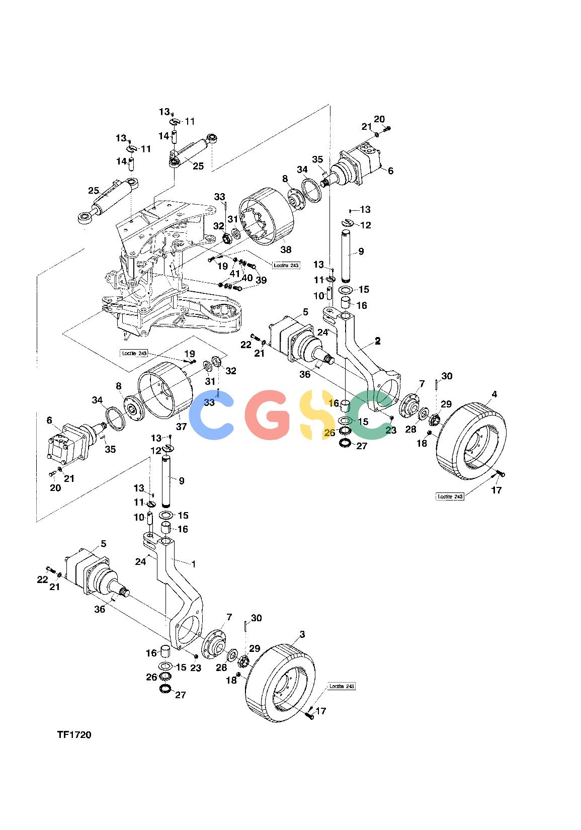 约翰迪尔零件查询758 HD - ATTACHMENTS ENGINE FEED ROLLS F059285 11 6 TF1720 [TF1720]EPC John Deere online