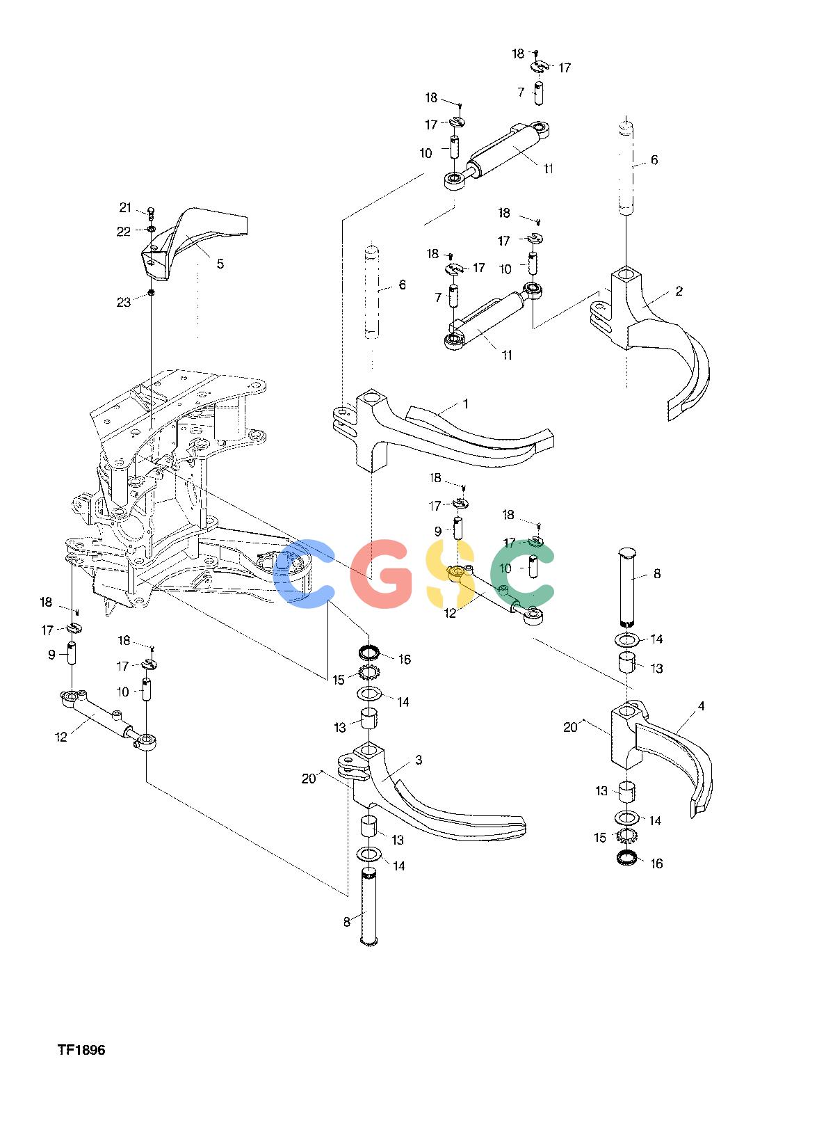 约翰迪尔零件查询758 ATT - ATTACHMENTS ENGINE KNIVES F056078 11 8.1 TF1896 [TF1896]EPC John Deere online