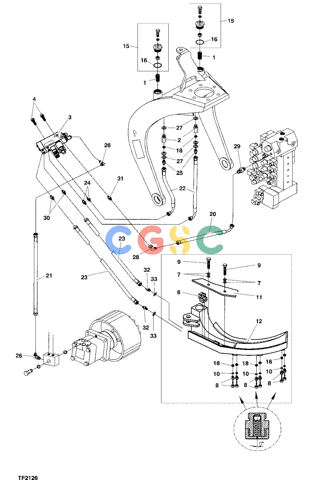 约翰迪尔零件查询758 ATT - ATTACHMENTS ENGINE PAINT MARKING DEVICE, KNIVES F056078 11 68.2 TF2126 [TF2126]EPC John Deere online