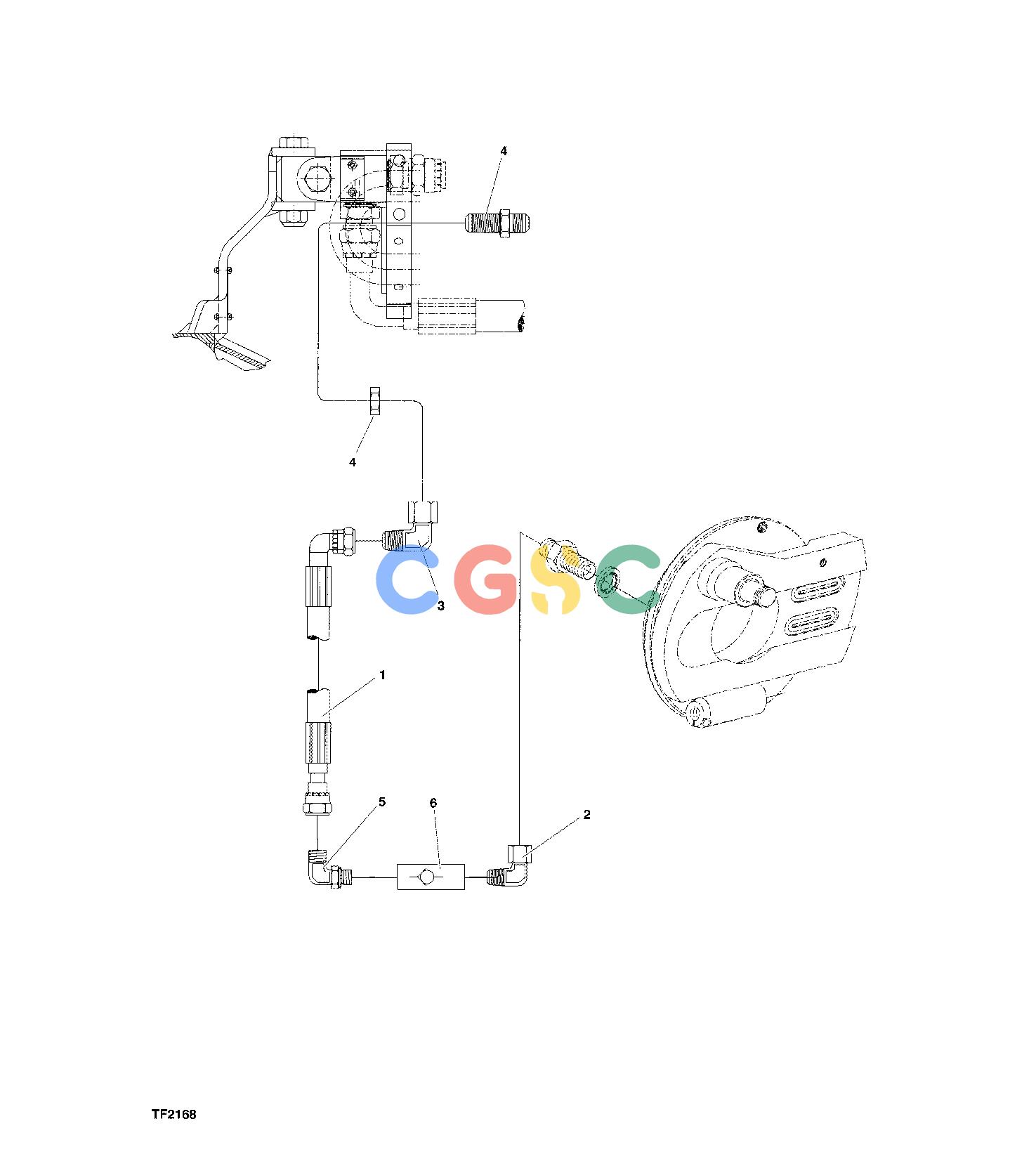 约翰迪尔零件查询745 ATT - ATTACHMENTS ENGINE UREA ASSY F045006 11 74.A TF2168 [TF2168]EPC John Deere online