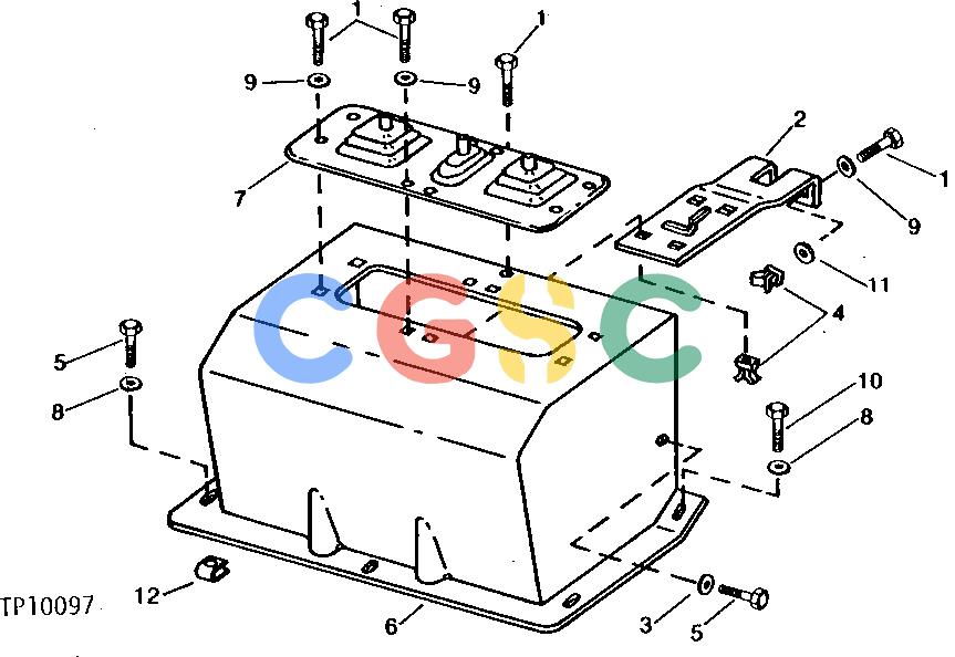 约翰迪尔零件查询410C - BACKHOE, LOADER BACKHOE CONTROL VALVE COVER [03F02]EPC John Deere online