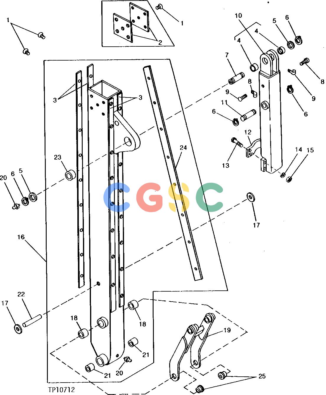 约翰迪尔零件查询410 - BACKHOE, LOADER BACKHOE EXTENDIBLE DIPPERSTICK EXTENSION (SERIAL NO. -372783) [02J13]EPC John Deere online
