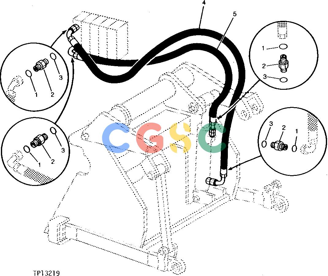 约翰迪尔零件查询210C - BACKHOE, LOADER Lift Cylinder Hydraulics ( - 752372)EPC John Deere online