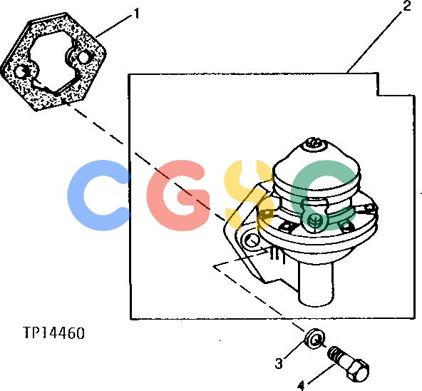约翰迪尔零件查询410 - BACKHOE, LOADER REPLACEMENT FUEL TRANSFER PUMP [01D21]EPC John Deere online