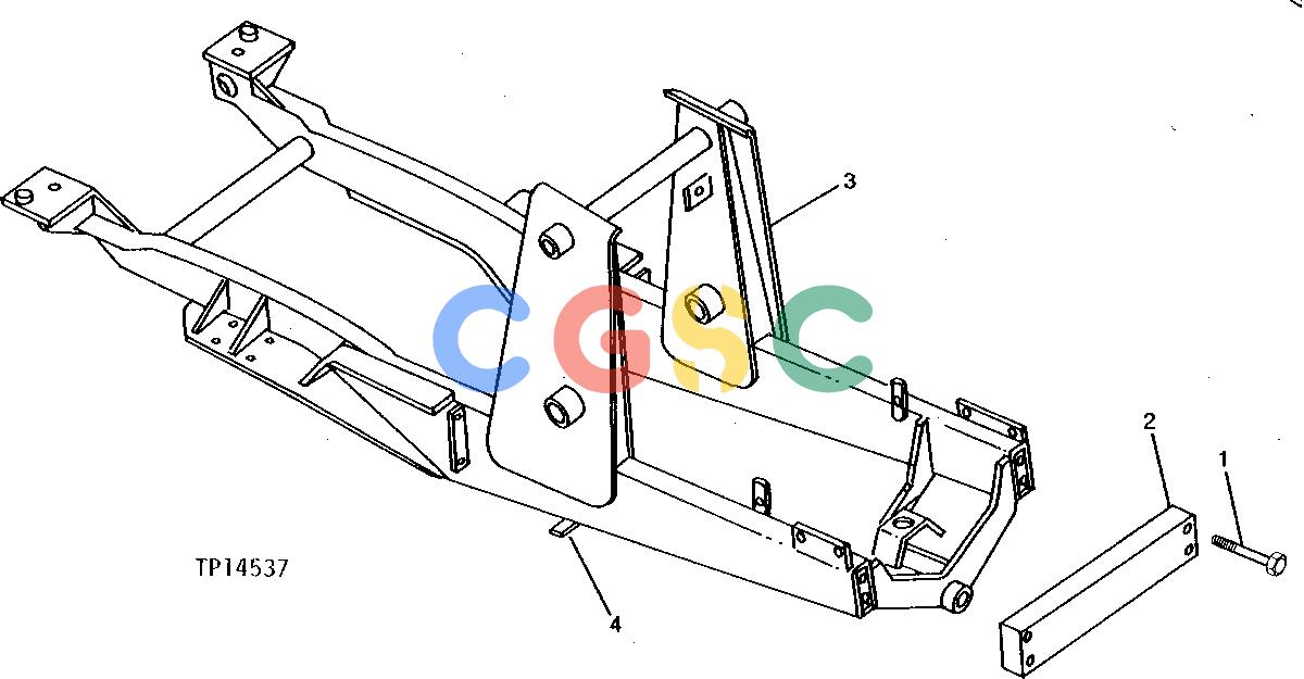 约翰迪尔零件查询210C - BACKHOE, LOADER Main FrameEPC John Deere online