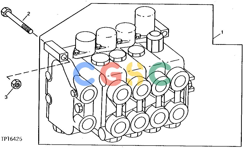 约翰迪尔零件查询210C - BACKHOE, LOADER Three Point Hitch Control Valve (Gresen) ( - 752372)EPC John Deere online