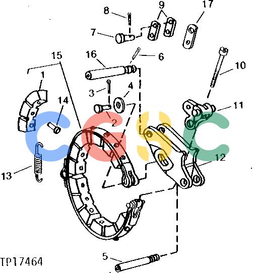 约翰迪尔零件查询410C - BACKHOE, LOADER BRAKE BAND, LINING AND LINKAGE [02H19]EPC John Deere online