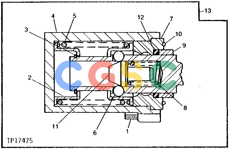 约翰迪尔零件查询210C - BACKHOE, LOADER LIFT SECTION POSITIONER ( - 752372)EPC John Deere online