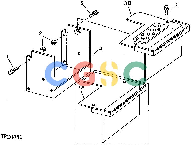 约翰迪尔零件查询315C - BACKHOE, LOADER SINGLE BATTERY BOX [02G20]EPC John Deere online