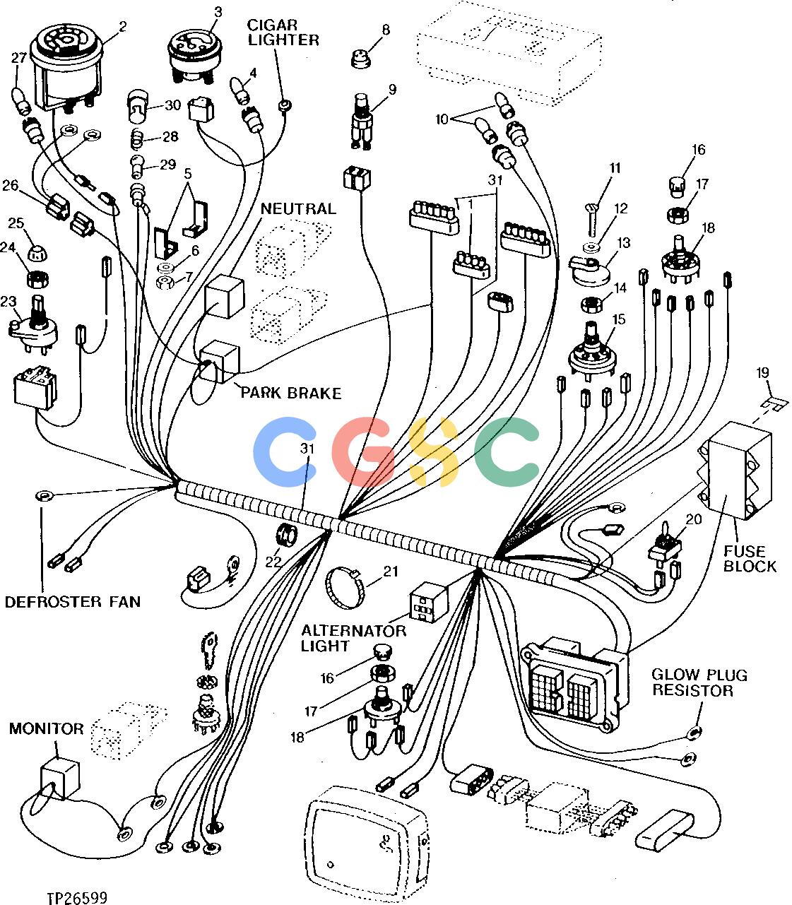 约翰迪尔零件查询315CH - BACKHOE, LOADER SIDE CONSOLE CONTROLS [01G17]EPC John Deere online