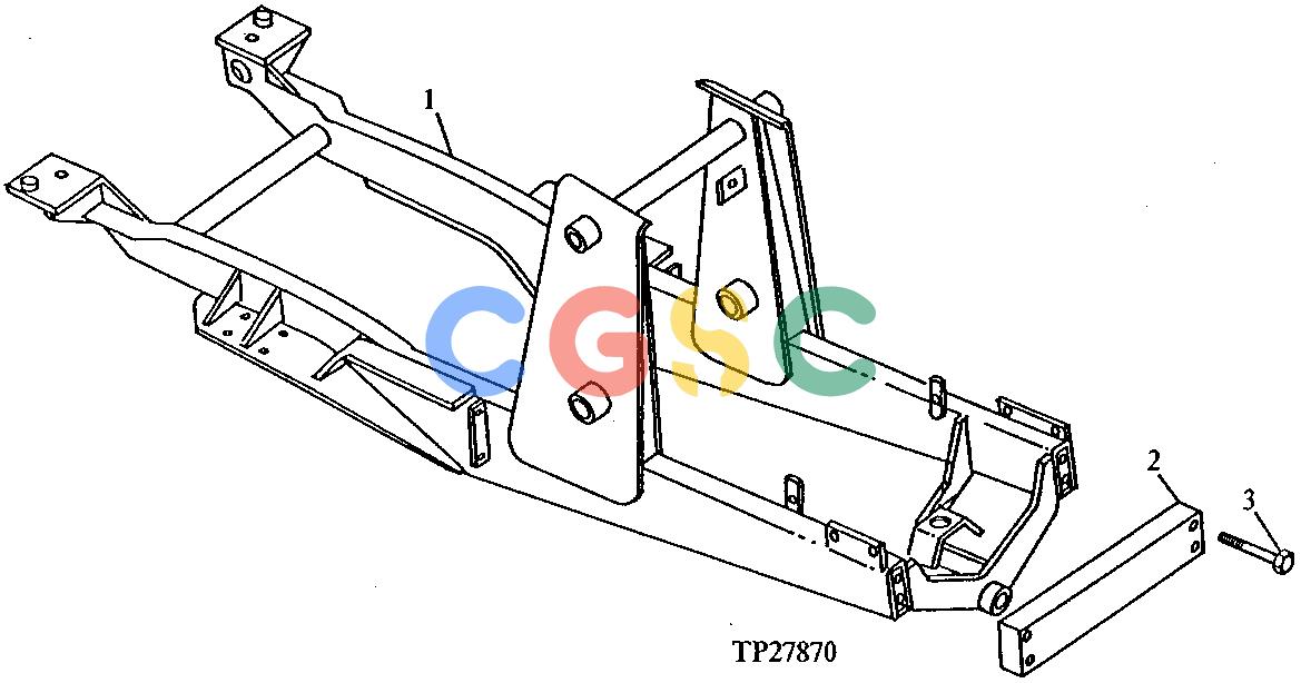 约翰迪尔零件查询310C - BACKHOE, LOADER MAIN FRAME [02D03]EPC John Deere online