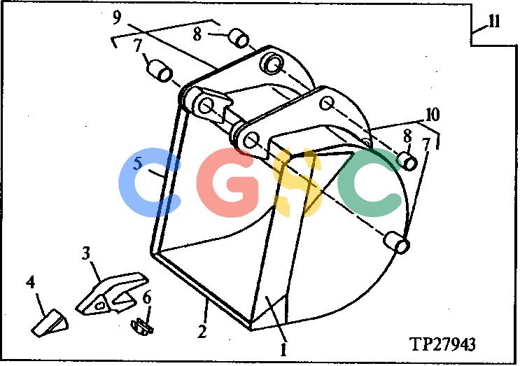 约翰迪尔零件查询410 - BACKHOE, LOADER REPLACEMENT STANDARD BACKHOE BUCKETS 457 MM, 610 MM, 762 MM AND 914 MM (18, 24, 30 AND 36") [02J01]EPC John Deere online