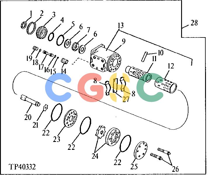 约翰迪尔零件查询410C - BACKHOE, LOADER POWER STEERING VALVE [02G06]EPC John Deere online