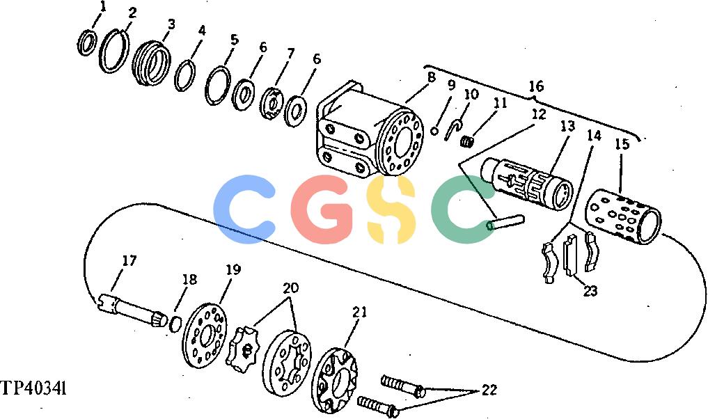 约翰迪尔零件查询410 - BACKHOE, LOADER POWER STEERING VALVE (SERIAL NO. 235786-292510) [01G14]EPC John Deere online