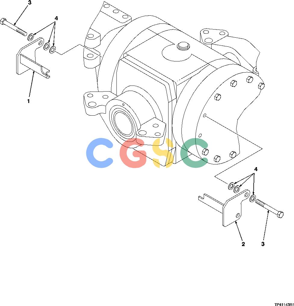 约翰迪尔零件查询1200 - AXLE REAR AXLE GUARDSEPC John Deere online