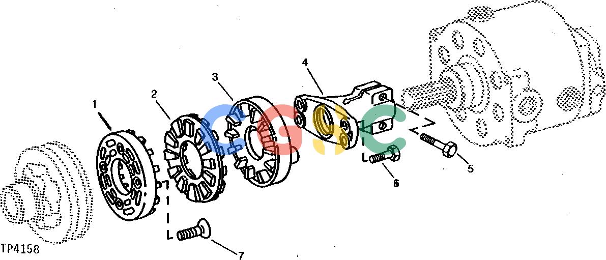 约翰迪尔零件查询410B - BACKHOE, LOADER HYDRAULIC PUMP DRIVE [02H19]EPC John Deere online