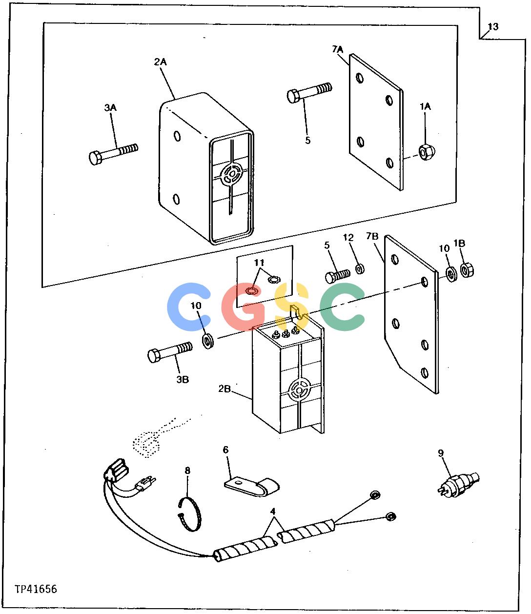 约翰迪尔零件查询315CH - BACKHOE, LOADER BACK-UP ALARM SYSTEM [01K05]EPC John Deere online