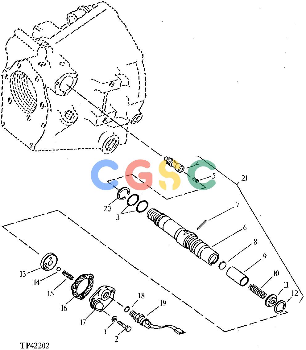 约翰迪尔零件查询315CH - BACKHOE, LOADER REVERSER FORWARD-REVERSE VALVE [01D15]EPC John Deere online