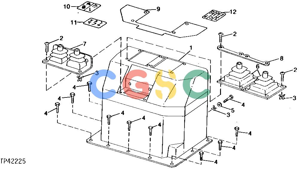 约翰迪尔零件查询315C - BACKHOE, LOADER BACKHOE CONTROL VALVE COVER [02G23]EPC John Deere online