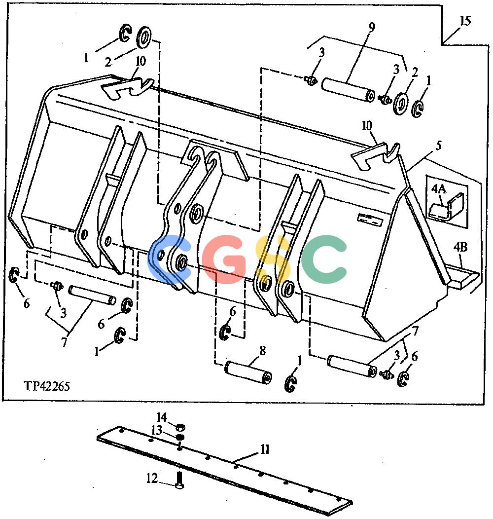 约翰迪尔零件查询315CH - BACKHOE, LOADER LOADER BUCKET .76 CUBIC METER (1.00 CUBIC YARD) 1.00 CUBIC METER (1.25 CUBIC YARD) 1.00 CUBIC METER EPC John Deere online