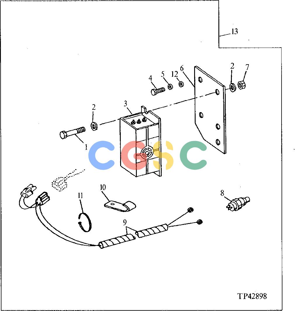 约翰迪尔零件查询300D - BACKHOE, LOADER Back-Up Alarm System ( - 781840)EPC John Deere online