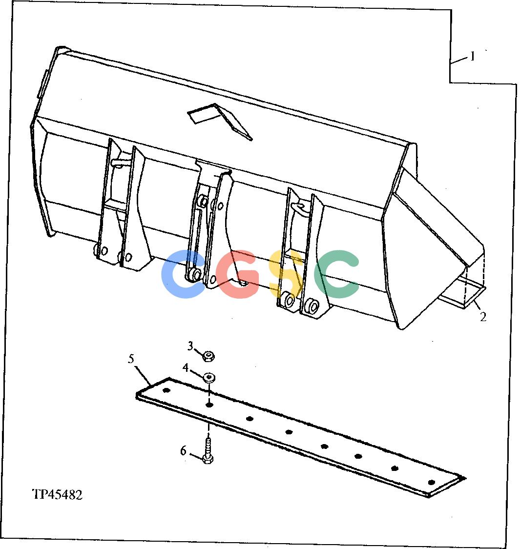 约翰迪尔零件查询315CH - BACKHOE, LOADER LOADER BUCKET .76 CUBIC METER (1.00 CUBIC YARD) 1.00 CUBIC METER ( 1.3 CUBIC YARD) [02B01]EPC John Deere online