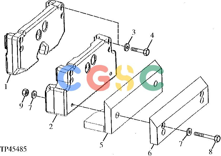 约翰迪尔零件查询410D - BACKHOE, LOADER Front Counterweight (801200 - )EPC John Deere online