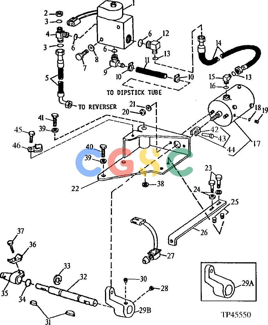 约翰迪尔零件查询410D - BACKHOE, LOADER PARK BRAKE ACTUATOR AND CONTROLSEPC John Deere online