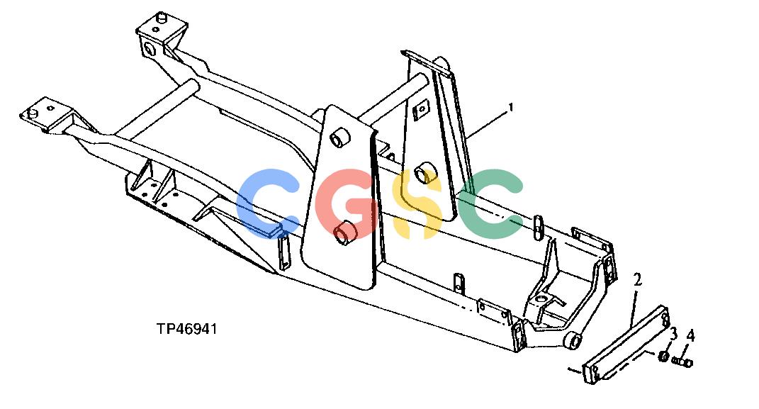 约翰迪尔零件查询300D - BACKHOE, LOADER Main Frame ( - 814526)EPC John Deere online