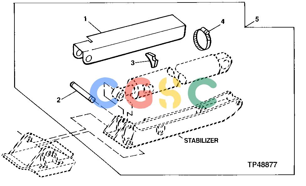 约翰迪尔零件查询410D - BACKHOE, LOADER Stabilizer Cylinder Guard KitEPC John Deere online