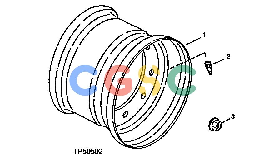 约翰迪尔零件查询410G - BACKHOE, LOADER Front Drive Wheel (w/ MFWD)EPC John Deere online