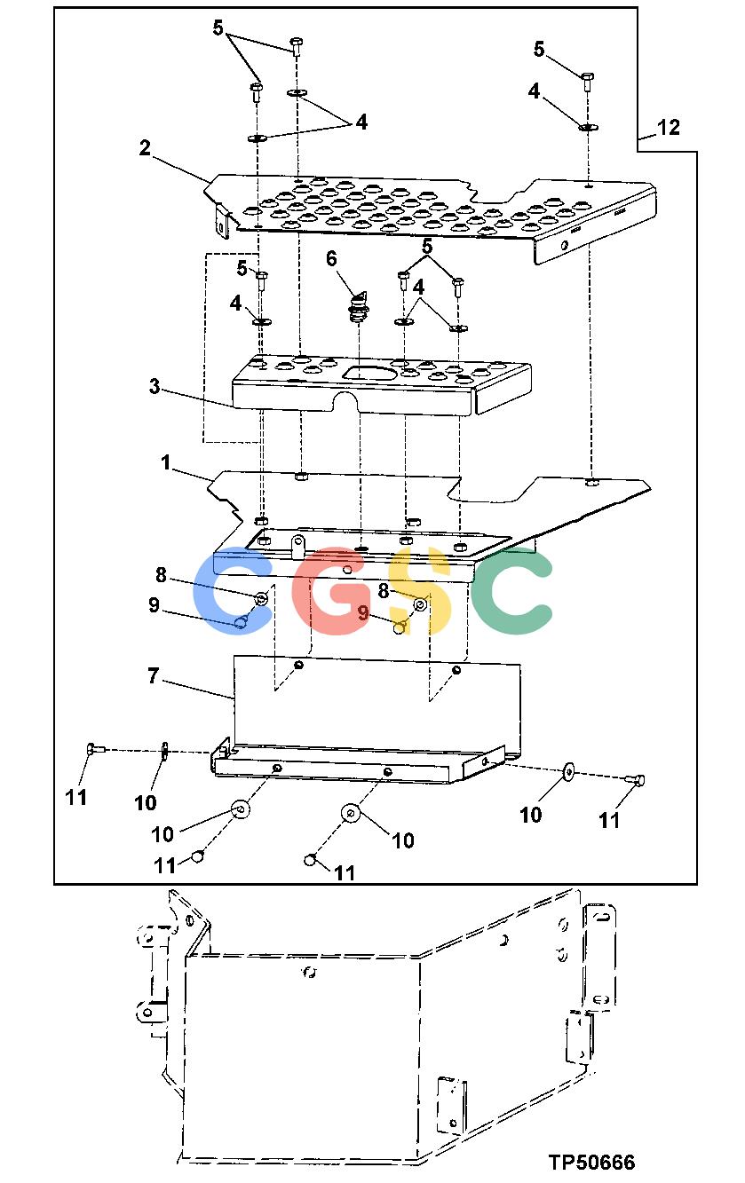 约翰迪尔零件查询410E - BACKHOE, LOADER Tool BoxEPC John Deere online