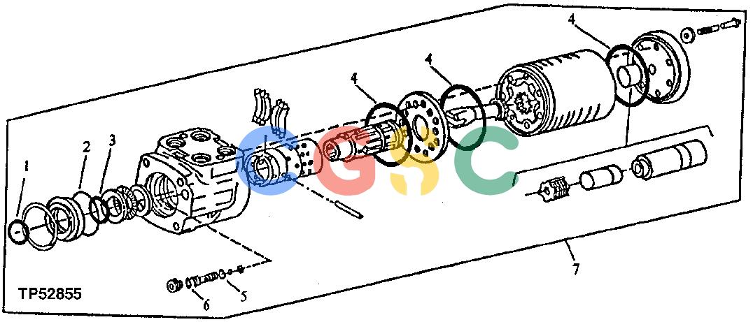 约翰迪尔零件查询410G - BACKHOE, LOADER Power Steering Valve Seal Repair Kit ( - 911131)EPC John Deere online